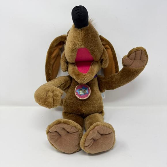 Vintage My Friend Nuzzle 13" Dog Plush 1995 The Puzzle Place Fisher Price Toy - Picture 2 of 10